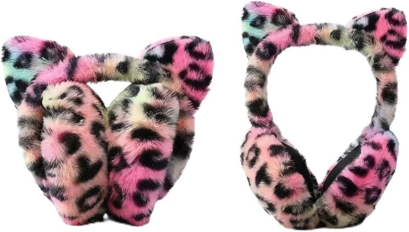 KEEPFLY Store Kids Girls Winter Earmuffs Warm Cute Plush Cat Ears Muffs Toddler Boys Ear Warmer Outdoor Ear Covers - Image 1